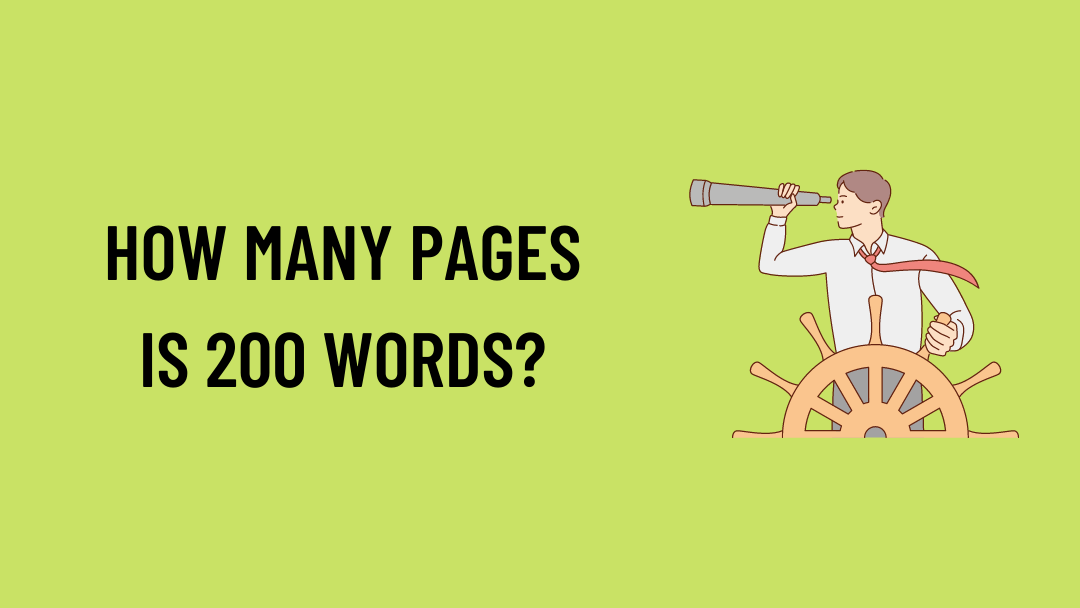 How Many Pages Is 200 Words 