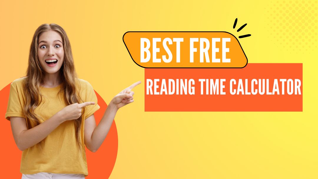 Literatura Puntero Globo Reading Time Calculator - Words To Minute Converter (Free)