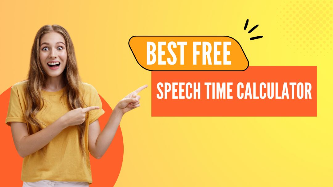 words speech time calculator