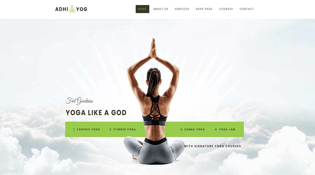 Adhi yoga WordPress theme