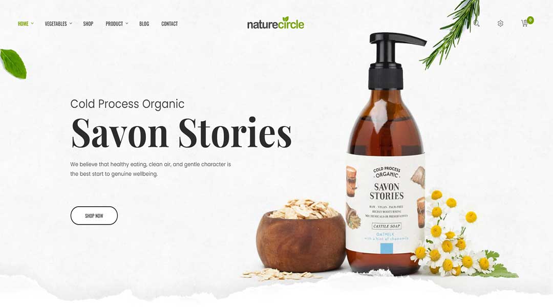 Naturecircle Fresh Organic Food Store Shopify Theme