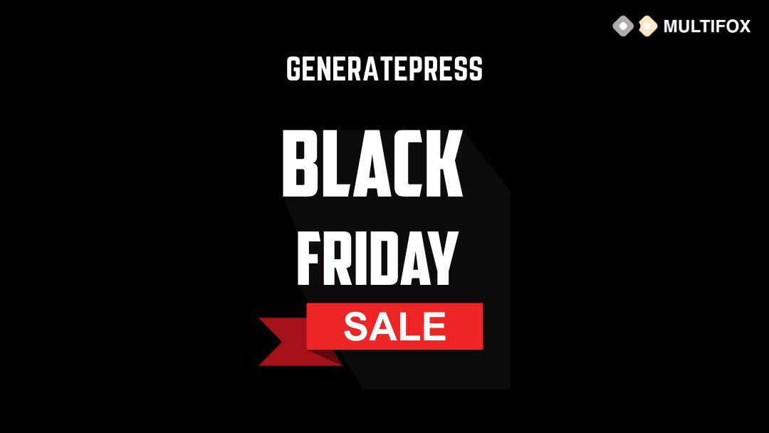 GeneratePress Black Friday Deals and Cyber Monday Offers