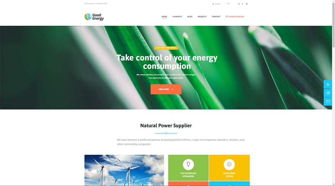 Good Energy renewable energy websites