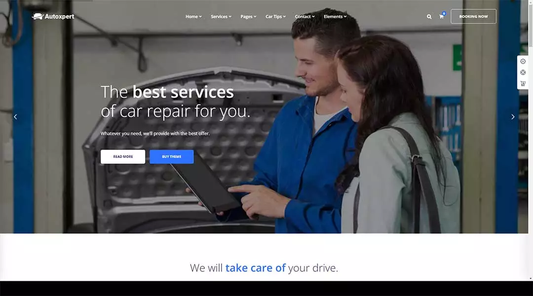 AutoService A Car Repair Services & Auto Mechanics WordPress Theme