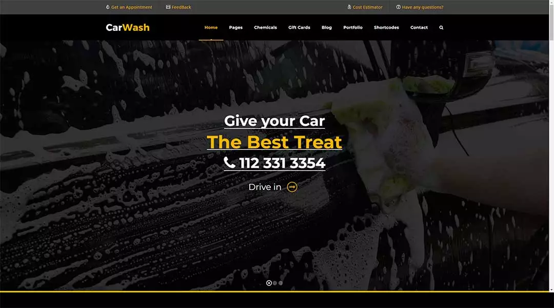Car Wash Auto Spa WordPress Theme