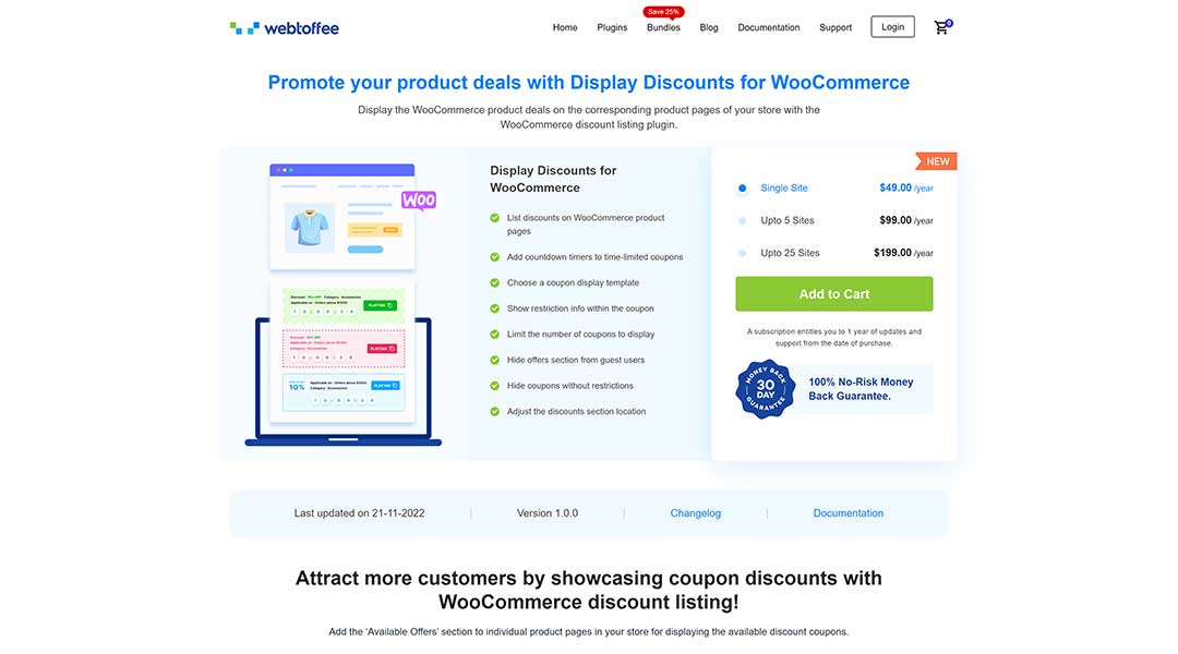 Display Discounts For WooCommerce - Plugin