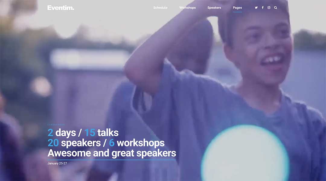 Eventim Conference & Events Theme