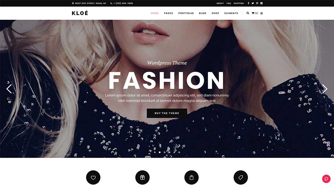 Kloe Fashion & Lifestyle Multipurpose Theme