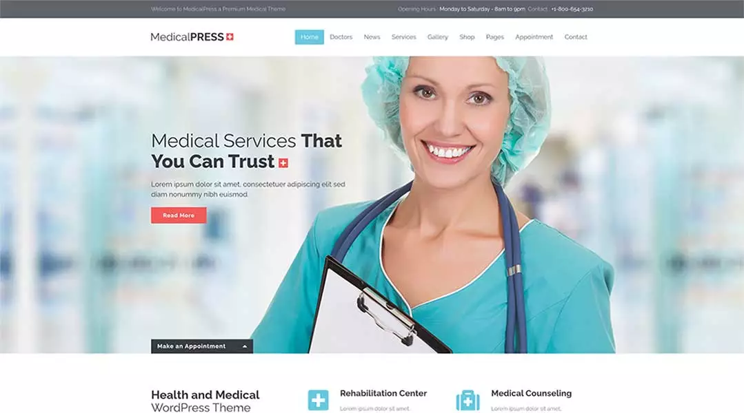 MedicalPress Medical Website Theme