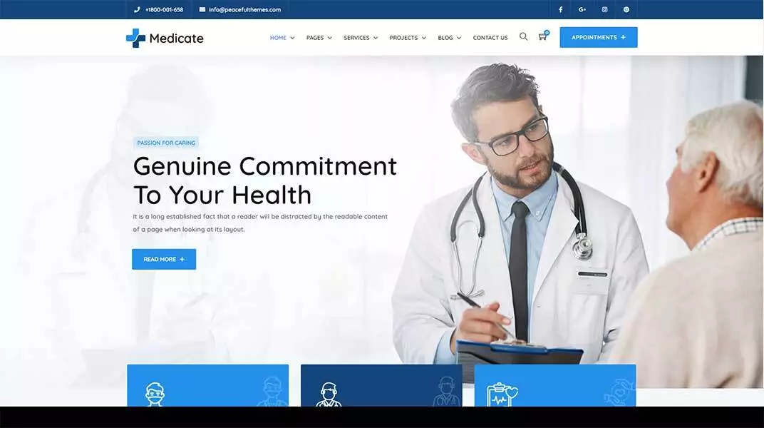 Medicate - Health Medical WordPress Theme