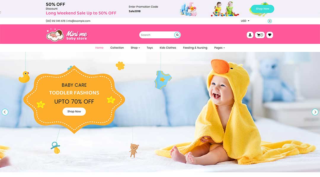 MiniMe Shopify Kids Store Theme