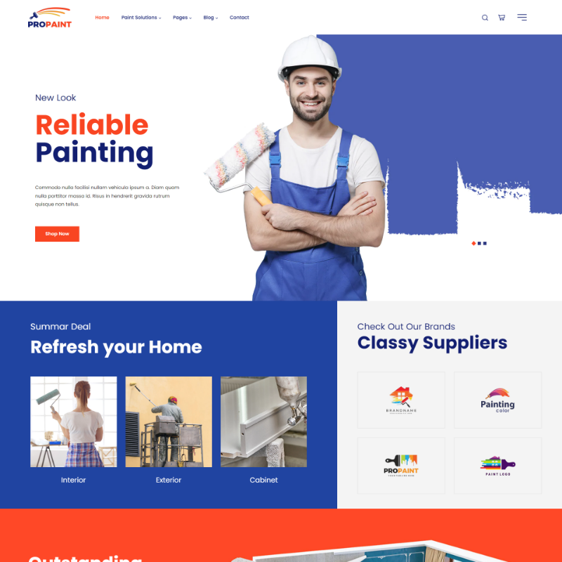 Pro Paint - Painting Service Shopify Theme