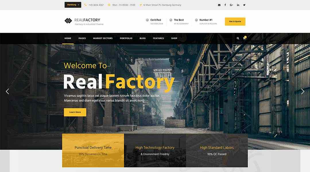 Real Factory Construction Theme 