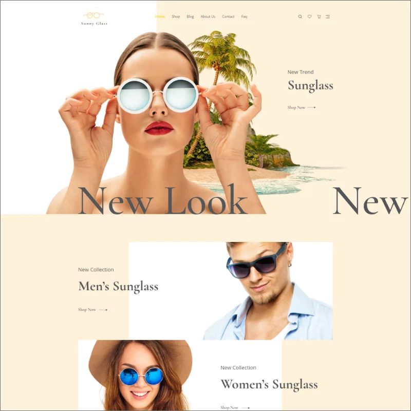 Sunny Glasses - Sunglasses Shopify Theme