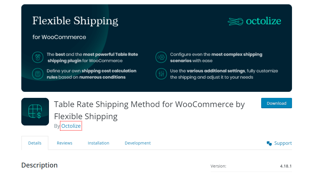 Table Rate Shipping Method for WooCommerce Plugin