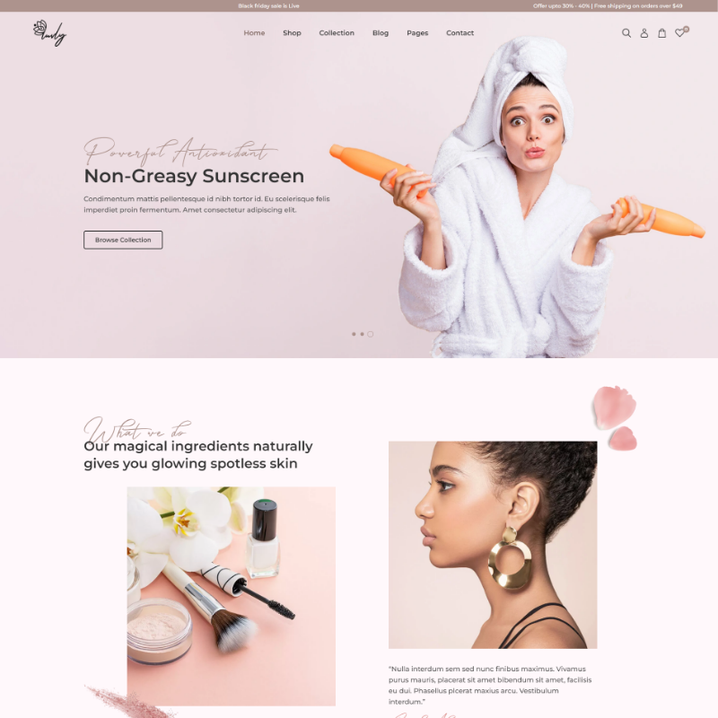 Luvly - Beauty WordPress Theme